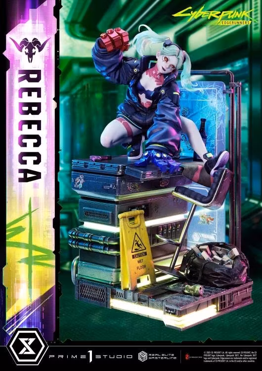 Cyberpunk: Edgerunners Real Elite Masterline Rebecca 1/4 Scale Statue