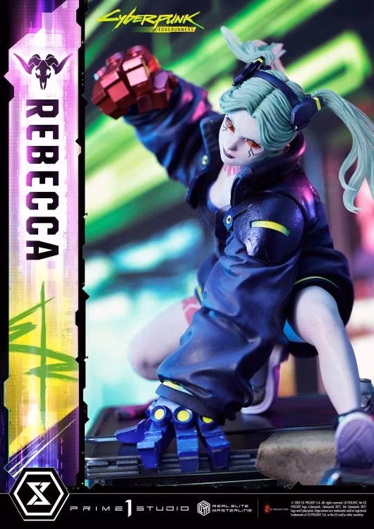 Cyberpunk: Edgerunners Real Elite Masterline Rebecca 1/4 Scale Statue