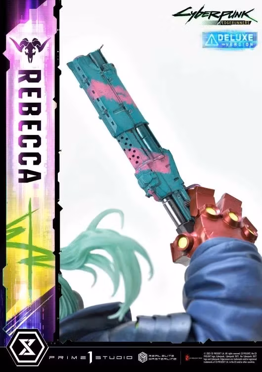 Cyberpunk: Edgerunners Real Elite Masterline Rebecca (Deluxe Ver.) 1/4 Scale Statue