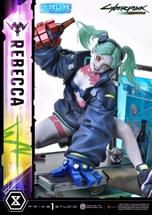 Cyberpunk: Edgerunners Real Elite Masterline Rebecca (Deluxe Ver.) 1/4 Scale Statue