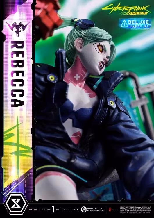 Cyberpunk: Edgerunners Real Elite Masterline Rebecca (Deluxe Ver.) 1/4 Scale Statue