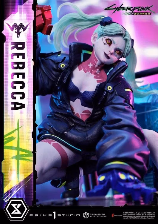 Cyberpunk: Edgerunners Real Elite Masterline Rebecca (Deluxe Ver.) 1/4 Scale Statue