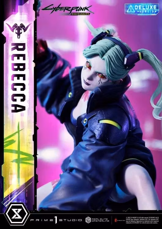 Cyberpunk: Edgerunners Real Elite Masterline Rebecca (Deluxe Ver.) 1/4 Scale Statue