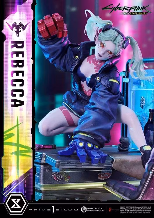 Cyberpunk: Edgerunners Real Elite Masterline Rebecca (Deluxe Ver.) 1/4 Scale Statue
