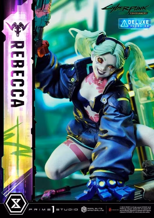 Cyberpunk: Edgerunners Real Elite Masterline Rebecca (Deluxe Ver.) 1/4 Scale Statue