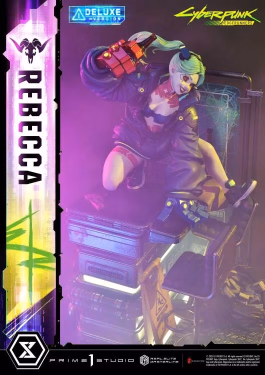 Cyberpunk: Edgerunners Real Elite Masterline Rebecca (Deluxe Ver.) 1/4 Scale Statue