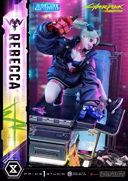 Cyberpunk: Edgerunners Real Elite Masterline Rebecca (Deluxe Ver.) 1/4 Scale Statue