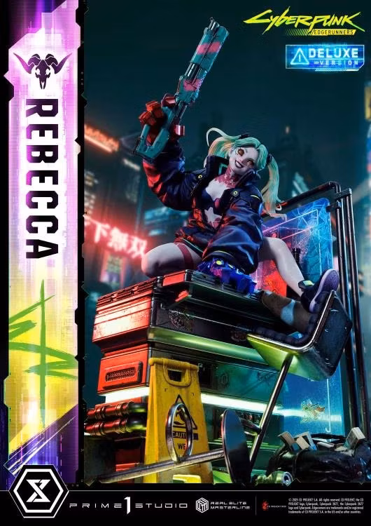 Cyberpunk: Edgerunners Real Elite Masterline Rebecca (Deluxe Ver.) 1/4 Scale Statue