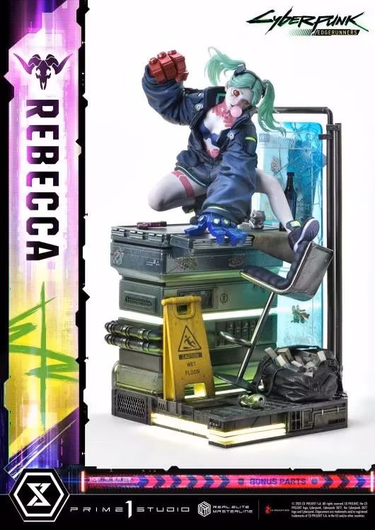 Cyberpunk: Edgerunners Real Elite Masterline Rebecca (Deluxe Ver.) 1/4 Scale Limited Edition Statue (With Bonus)
