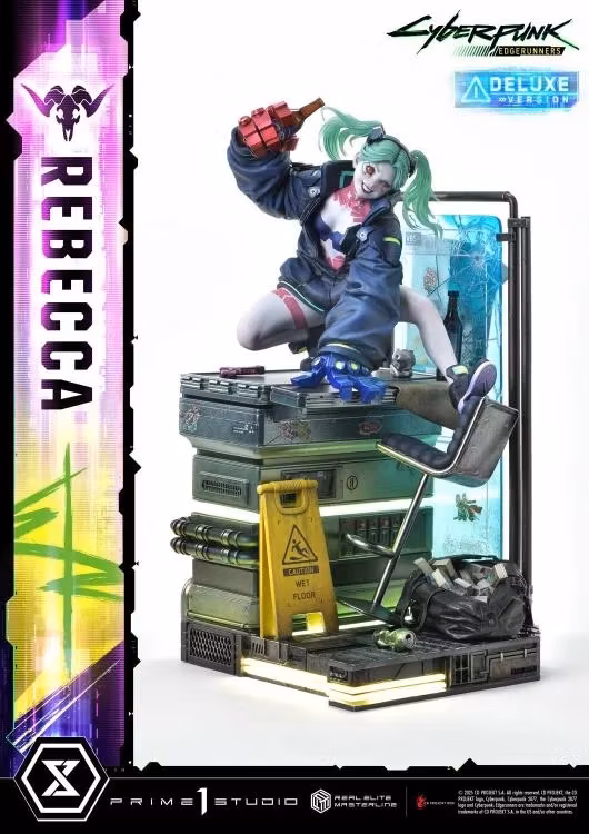 Cyberpunk: Edgerunners Real Elite Masterline Rebecca (Deluxe Ver.) 1/4 Scale Limited Edition Statue (With Bonus)
