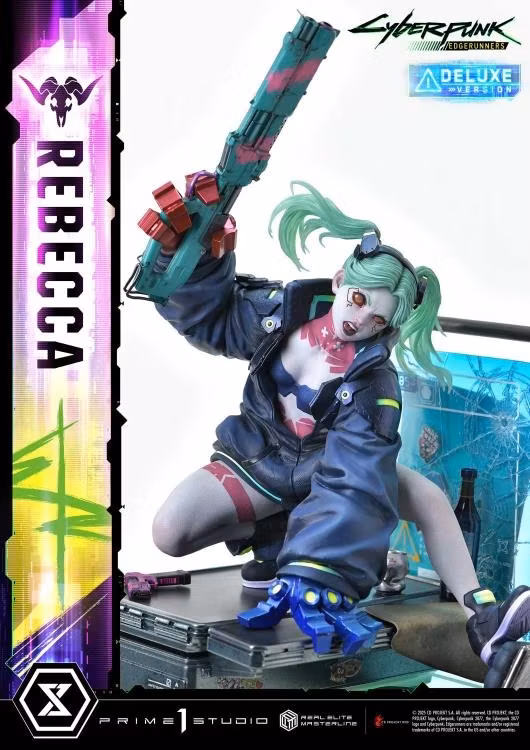 Cyberpunk: Edgerunners Real Elite Masterline Rebecca (Deluxe Ver.) 1/4 Scale Limited Edition Statue (With Bonus)