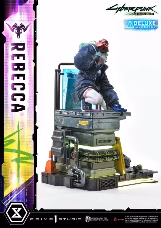 Cyberpunk: Edgerunners Real Elite Masterline Rebecca (Deluxe Ver.) 1/4 Scale Limited Edition Statue (With Bonus)