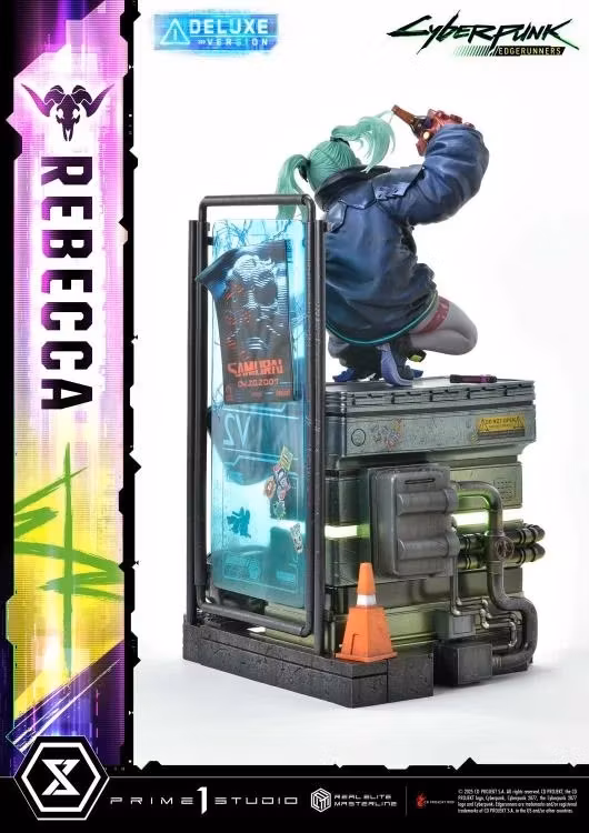 Cyberpunk: Edgerunners Real Elite Masterline Rebecca (Deluxe Ver.) 1/4 Scale Limited Edition Statue (With Bonus)