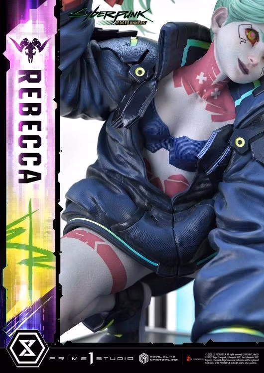 Cyberpunk: Edgerunners Real Elite Masterline Rebecca (Deluxe Ver.) 1/4 Scale Limited Edition Statue (With Bonus)