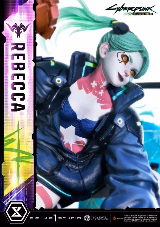 Cyberpunk: Edgerunners Real Elite Masterline Rebecca (Deluxe Ver.) 1/4 Scale Limited Edition Statue (With Bonus)