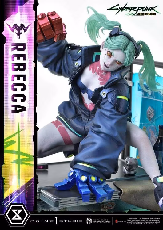 Cyberpunk: Edgerunners Real Elite Masterline Rebecca (Deluxe Ver.) 1/4 Scale Limited Edition Statue (With Bonus)