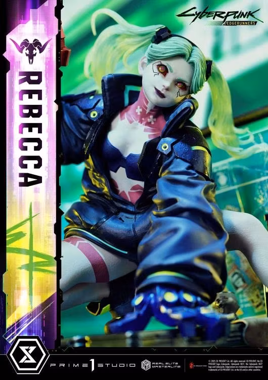 Cyberpunk: Edgerunners Real Elite Masterline Rebecca (Deluxe Ver.) 1/4 Scale Limited Edition Statue (With Bonus)