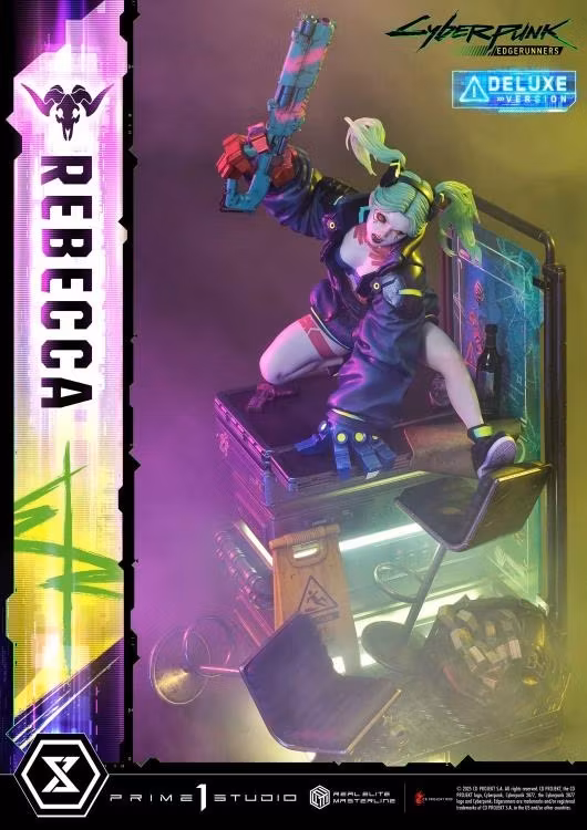 Cyberpunk: Edgerunners Real Elite Masterline Rebecca (Deluxe Ver.) 1/4 Scale Limited Edition Statue (With Bonus)