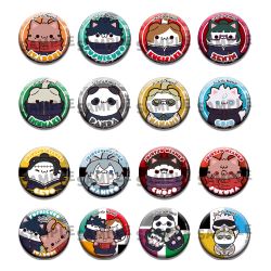 Jujutsu Kaisen Mega Cat Project Enamel Pins Jujutsu Cats (16 Badges)