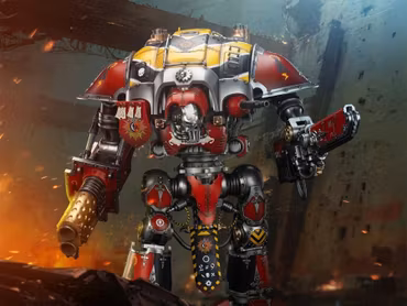 Warhammer 40K Imperial Knights House Raven Knight Errant 1/18 Scale Action Figure