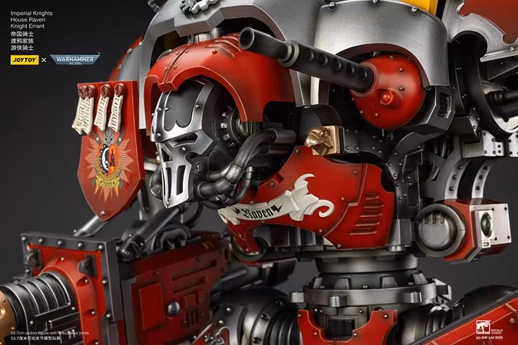 Warhammer 40K Imperial Knights House Raven Knight Errant 1/18 Scale Action Figure