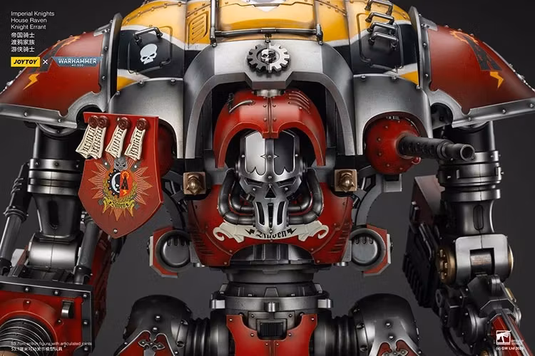 Warhammer 40K Imperial Knights House Raven Knight Errant 1/18 Scale Action Figure