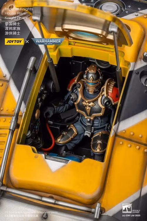 Warhammer 40K Imperial Knights House Raven Knight Errant 1/18 Scale Action Figure