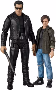 Terminator 2: Judgement Day MAFEX No.280 T-800 (T2 Ver.) and John Connor Action Figure Two-Pack