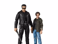 Terminator 2: Judgement Day MAFEX No.280 T-800 (T2 Ver.) and John Connor Action Figure Two-Pack