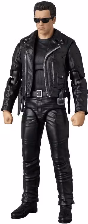Terminator 2: Judgement Day MAFEX No.280 T-800 (T2 Ver.) and John Connor Action Figure Two-Pack