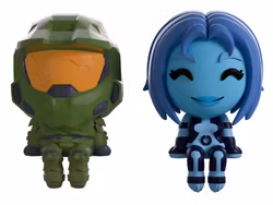 Halo Monitor Buddiez Master Chief & Cortana Vinyl Figure Set