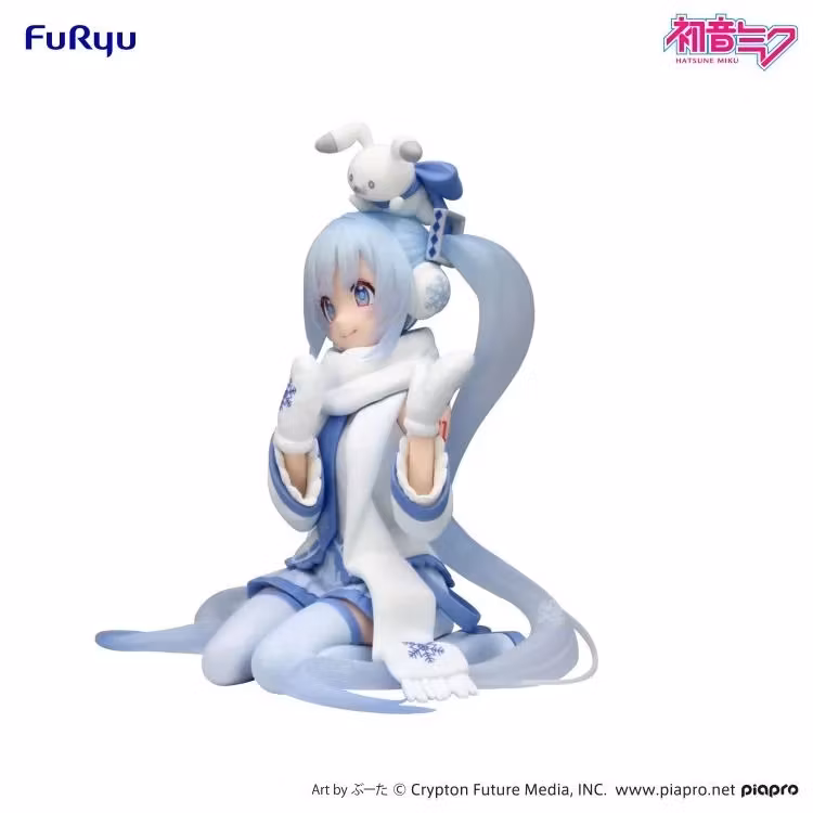 Vocaloid Snow Miku (Sky Town 10th Ver.) Noodle Stopper Figure
