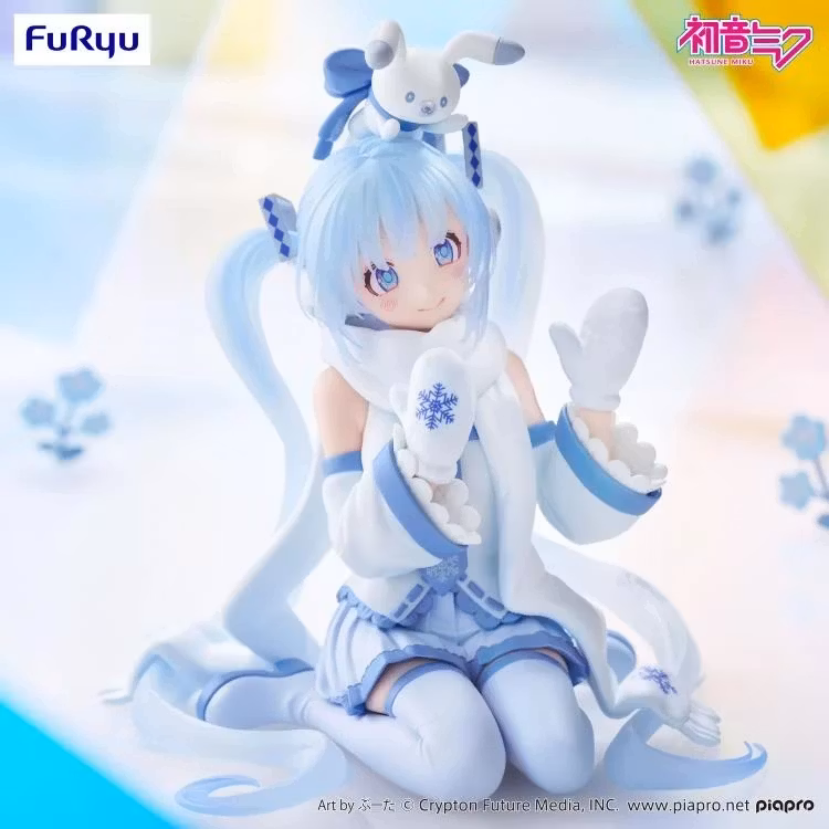 Vocaloid Snow Miku (Sky Town 10th Ver.) Noodle Stopper Figure