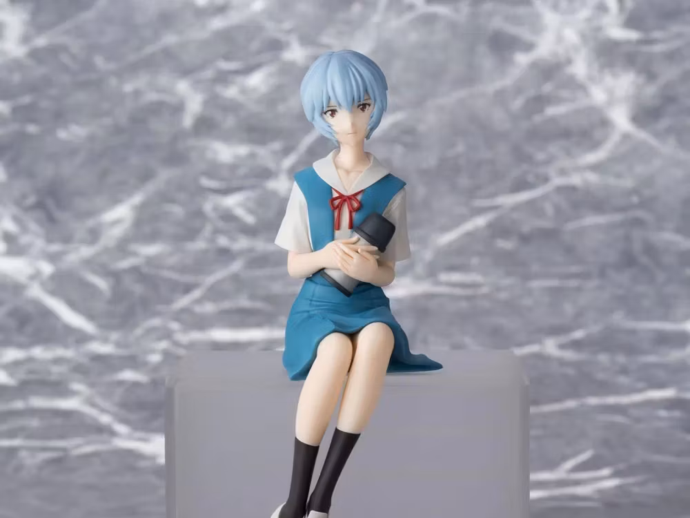 Rebuild of Evangelion Rei Ayanami Premium Perching Figure