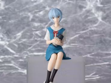 Rebuild of Evangelion Rei Ayanami Premium Perching Figure