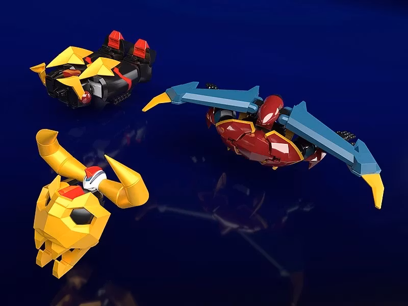 Gaiking: Legend of Daiku-Maryu MODEROID Balking Model Kit (2nd Rerelease)