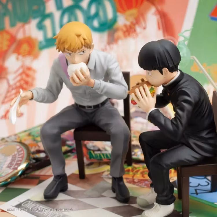 Mob Psycho 100 x Bunbougu Cafe 2022 Arataka Reigen Figure