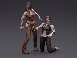 Dark Source Zombie Female Wrestlers 1/25 Scale Figure Set
