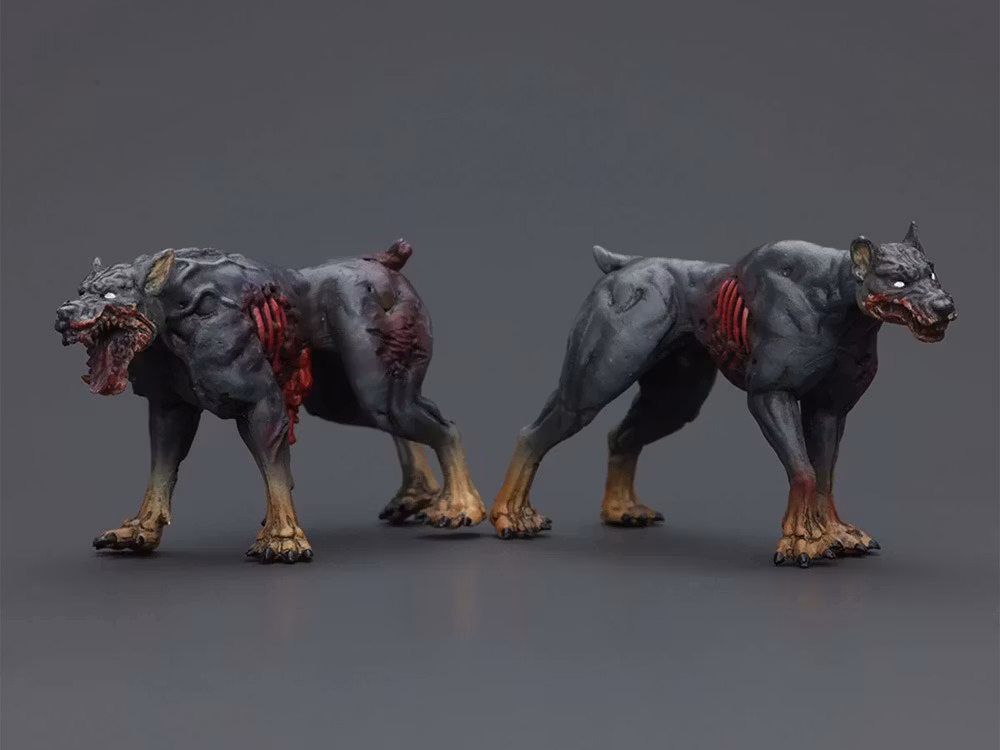 Dark Source Zombie Police Dogs 1/25 Scale Figure Set