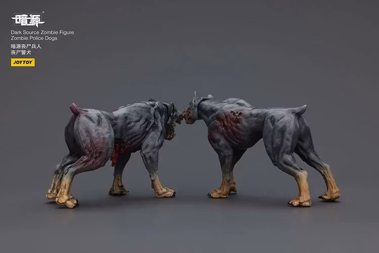 Dark Source Zombie Police Dogs 1/25 Scale Figure Set