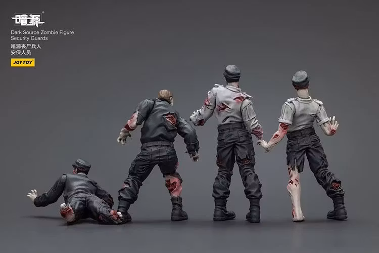 Dark Source Zombie Security Guards 1/25 Scale Figure Set