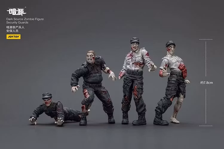 Dark Source Zombie Security Guards 1/25 Scale Figure Set