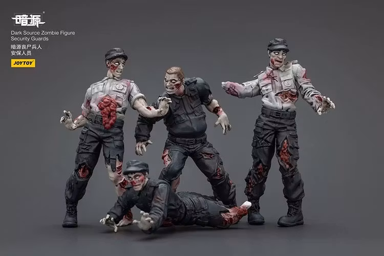 Dark Source Zombie Security Guards 1/25 Scale Figure Set