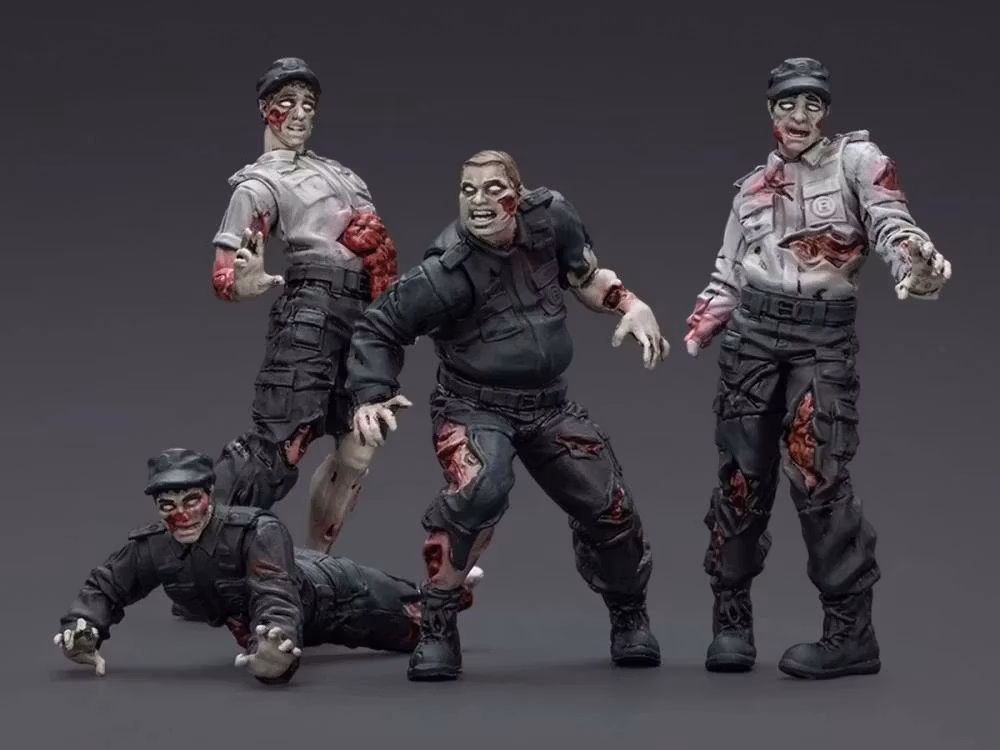 Dark Source Zombie Security Guards 1/25 Scale Figure Set