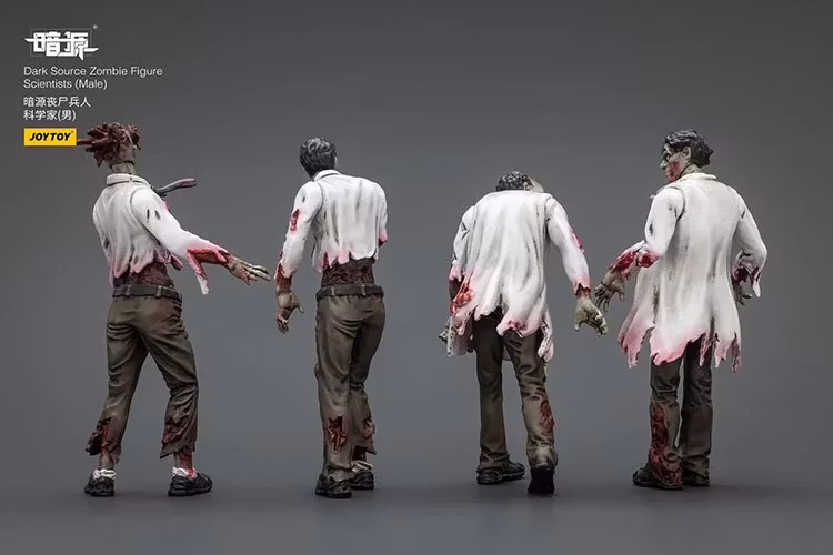 Dark Source Zombie Scientists (Male) 1/25 Scale Figure Set