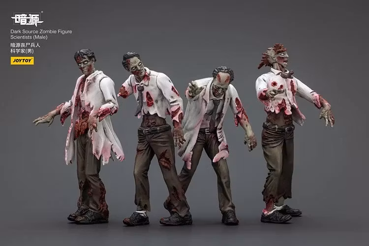Dark Source Zombie Scientists (Male) 1/25 Scale Figure Set