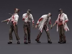 Dark Source Zombie Scientists (Male) 1/25 Scale Figure Set