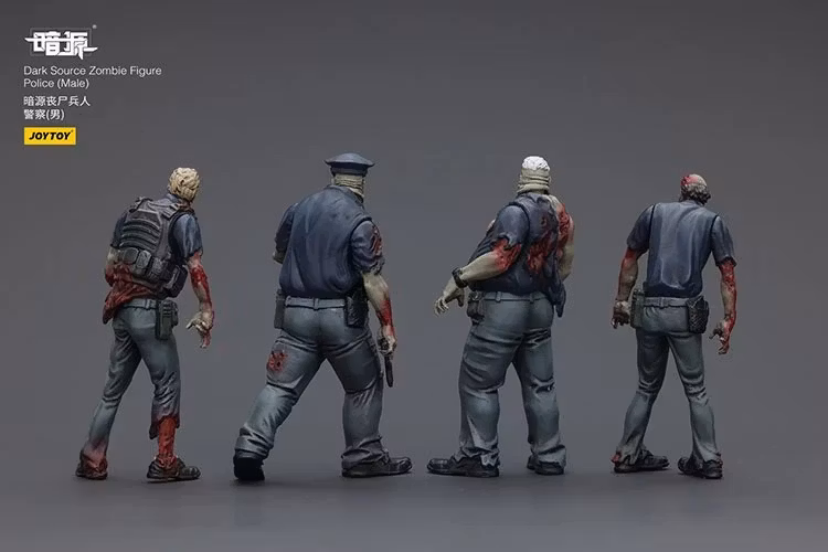 Dark Source Zombie Police (Male) 1/25 Scale Figure Set