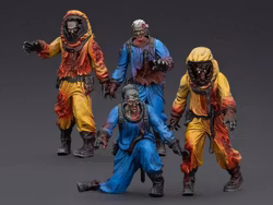 Dark Source Zombie Biochemical Lab Team 1/25 Scale Figure Set