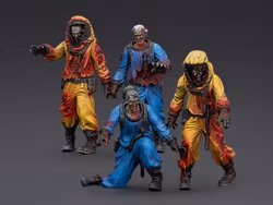 Dark Source Zombie Biochemical Lab Team 1/25 Scale Figure Set